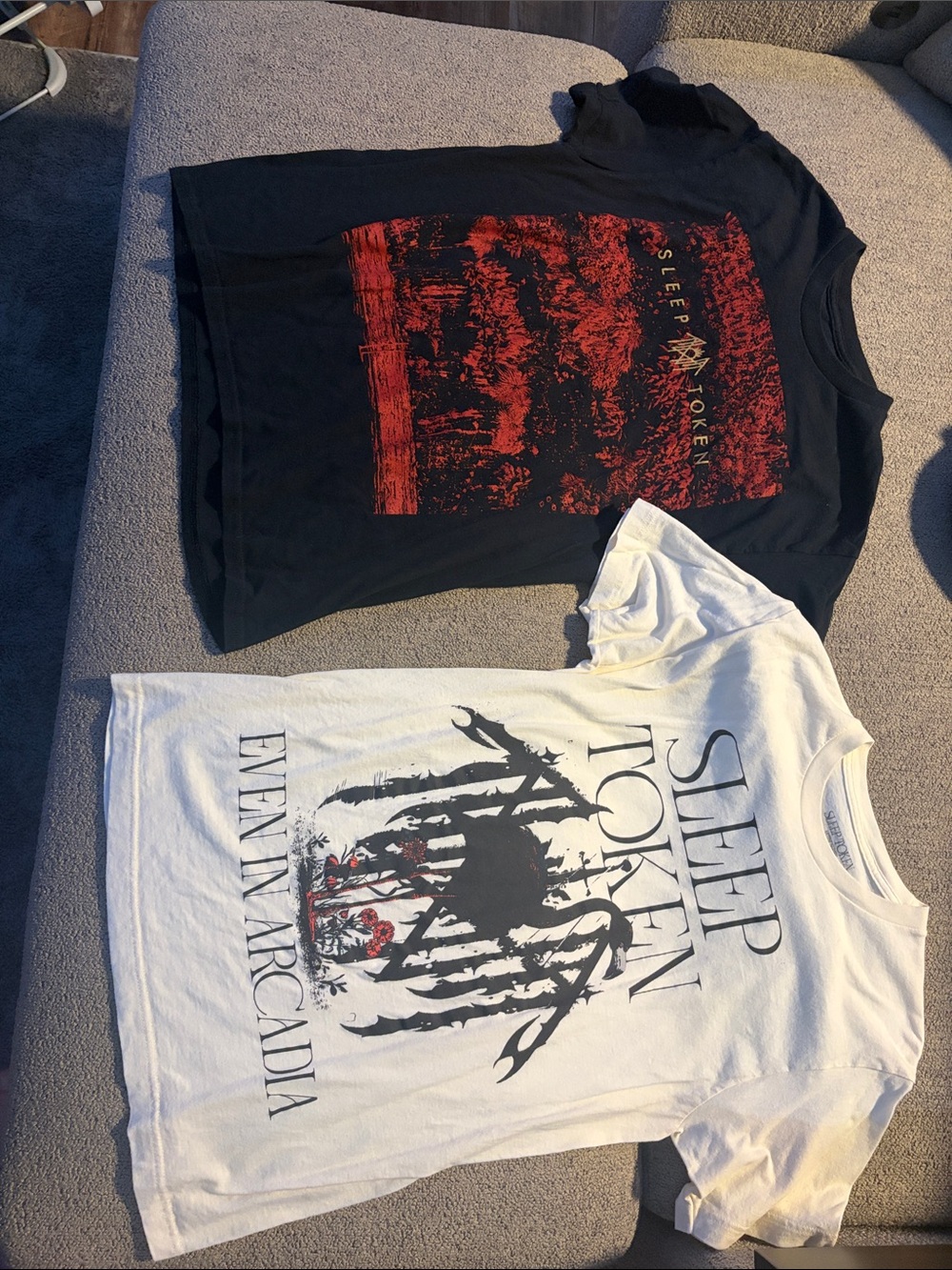 Sleep Token Shirt lot 1 Medium + 1 Large read description
